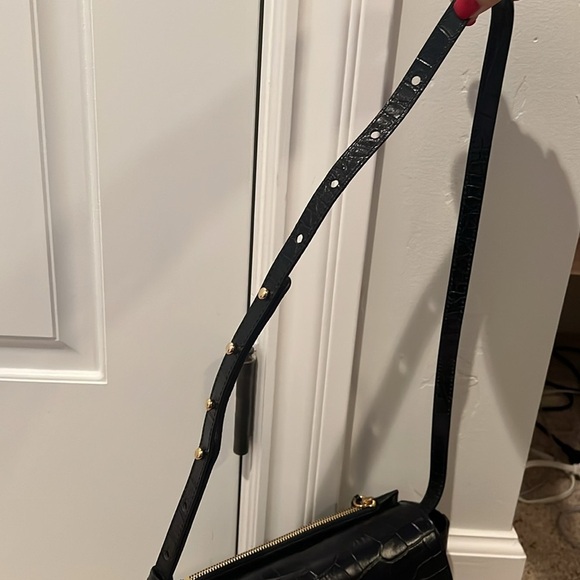 Wandler | NWOT Billy Crossbody Croc-Effect Leather Bag - Night - Picture 8 of 11